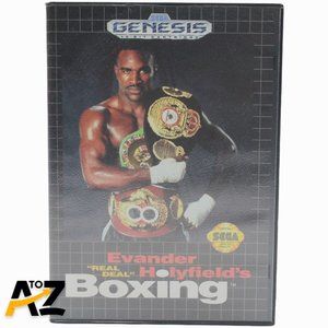 Evander Holyfield's "Real Deal" Boxing (Sega Genesis, 1992) Includes Game Cartri
